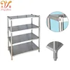 Durable Commercial stainless steel Four Tiers Heavy duty shelving overhead garage storage rack