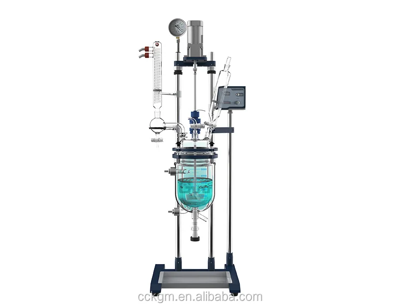 Pilot Scale/lab Scale Thermal Jacketed Bioreactor Price 1l/2l/3l/5l/10l