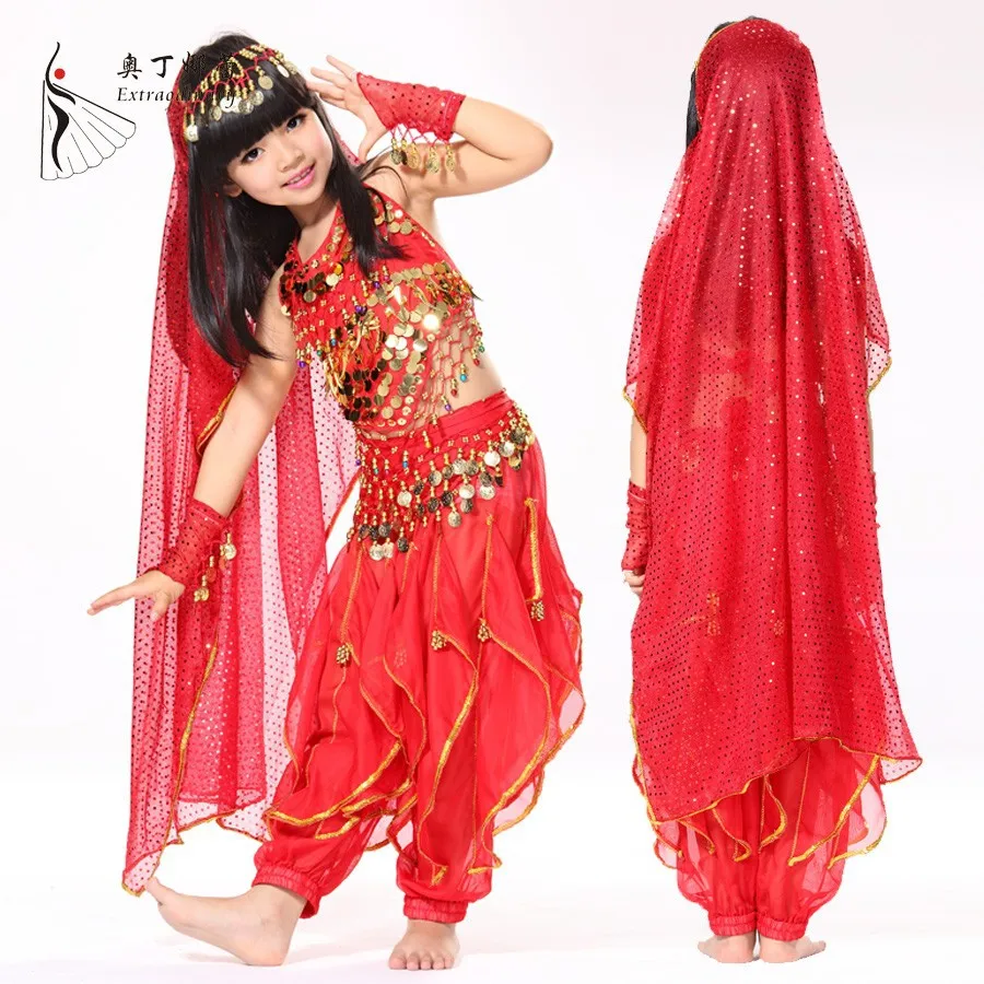 Girl/'s belly dance dress costumes suit Children/'s fancy dress costumes for Kid