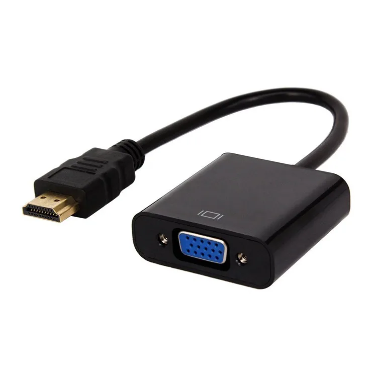 Color: with audio, Length: Other Lysee VGA Cables 1080P HDMI to VGA Adapter Digital to Analog Converter Cable For Xbox PS4 PC Laptop TV Box to Projector Displayer HDTV 