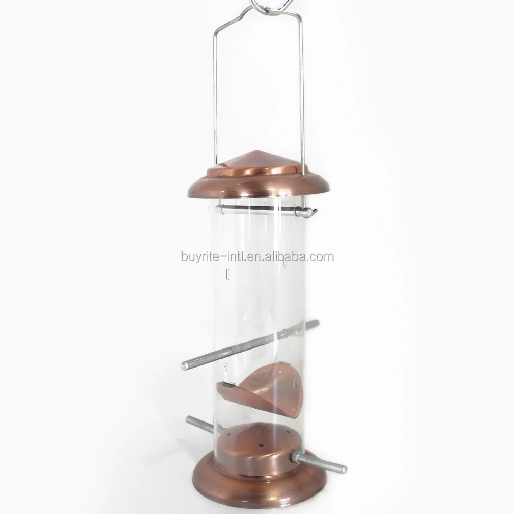 Premium 9 Copper Plated Hanging Steel Thistle Bird Feeder Buy