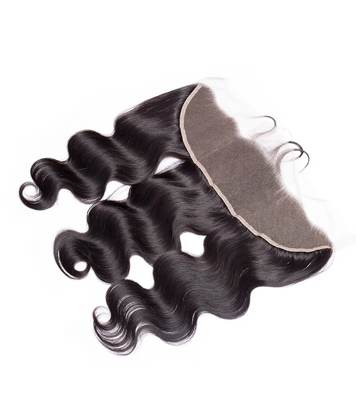 

Sunlight Brazilian Human Hair Body Wave Lace Frontal Pieces, Naturla color