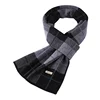 Factory direct long scarf 100% wool fashion checked shawl