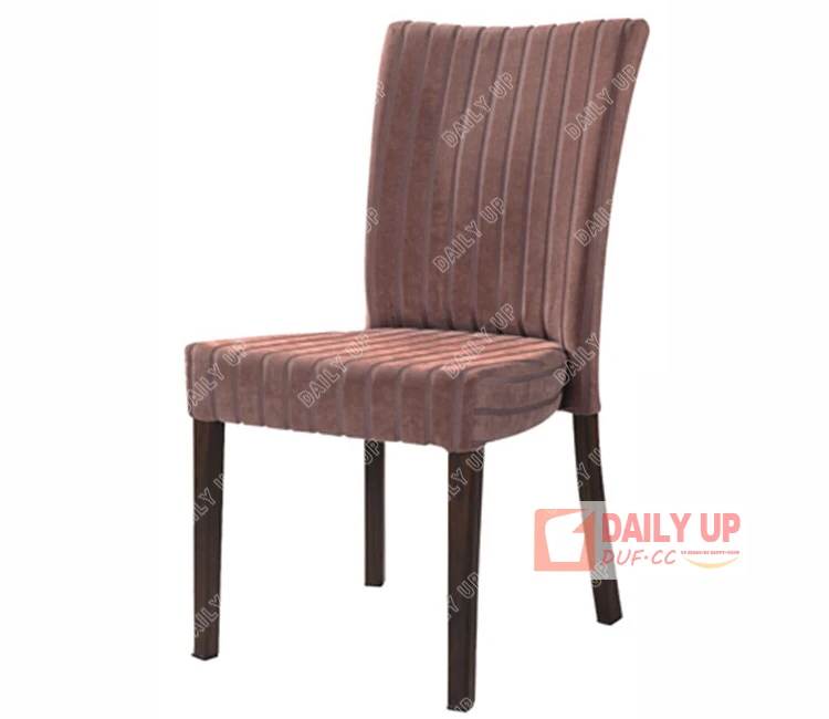 Padded Cafe Metal Chair Fabric Seat Fancy Banquet Chairs For Sale Hotel Dining Chair with Aluminum Frame