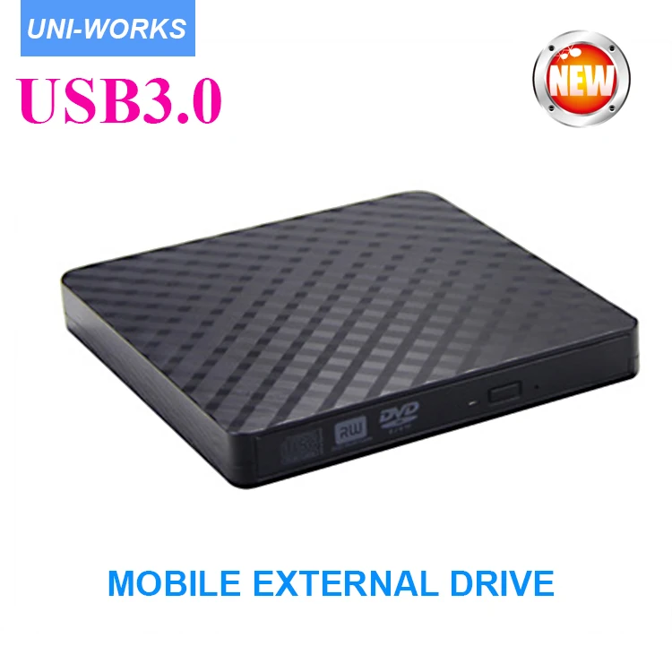 USB3.0 Ultra Slim Portable DVD Rewriter Burner,External DVD Drive Optical Drive CD+/-RW DVD +/-RW Superdrive for notbook