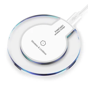 Round Crystal 10W Wireless Phone Charger