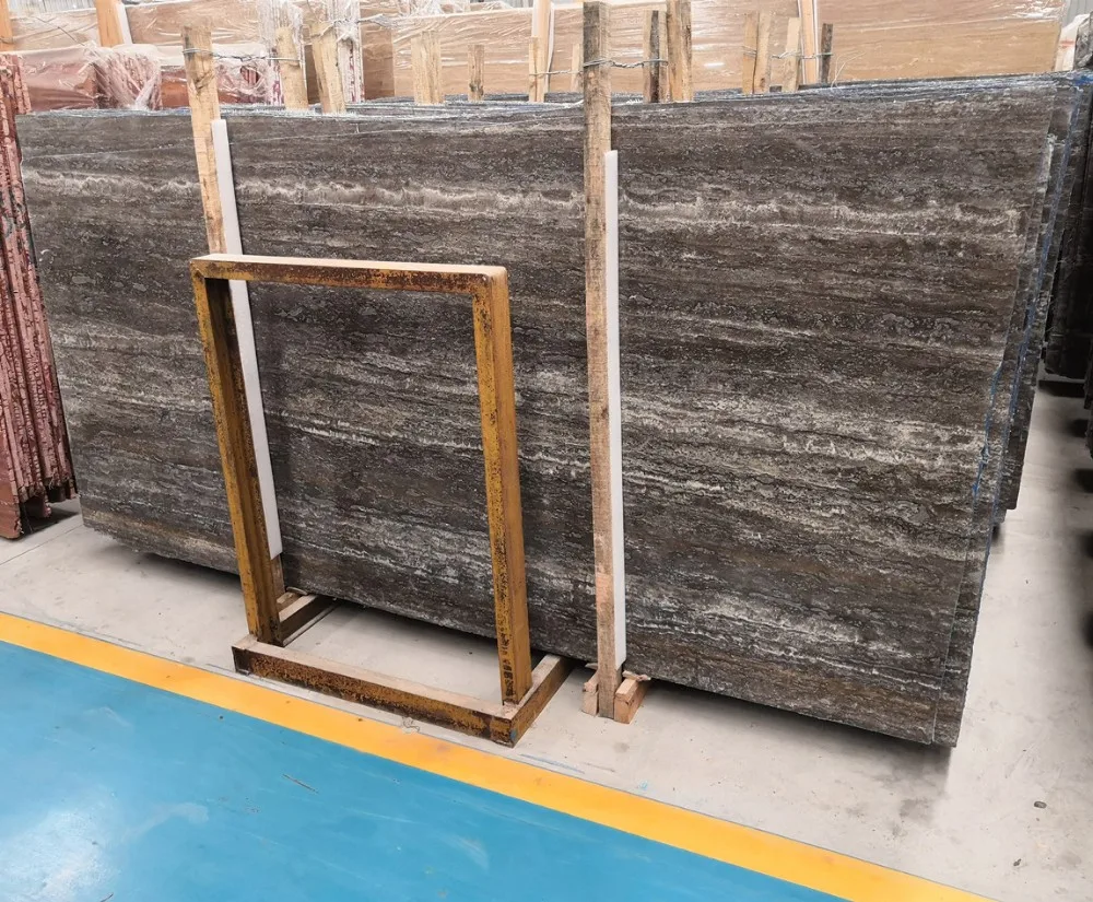 natural travertine stone red silver beige travertine slab tile