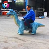 Handmade electric animatronic interactive dinosaur coin operated kiddie rides