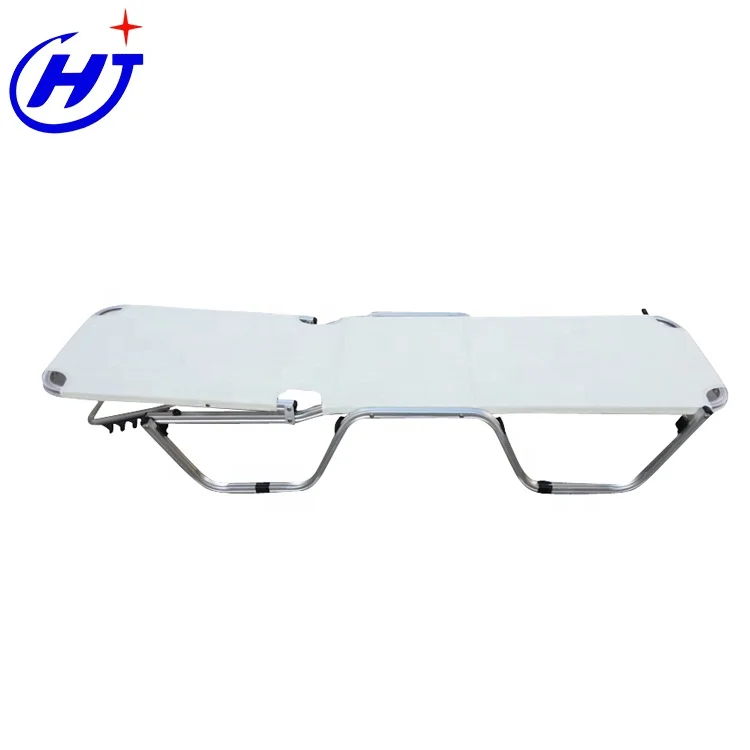 
UKEA High Quality Camping Lay Flat for Beach Lounger Aluminium Frame Swimming Pool Lounge Chair 