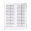 Top Quality Custom Made Double Hinged Basswood Shutters Blinds