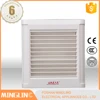 Full plastic with shutter 4 inch square shop -window ventilating Fan