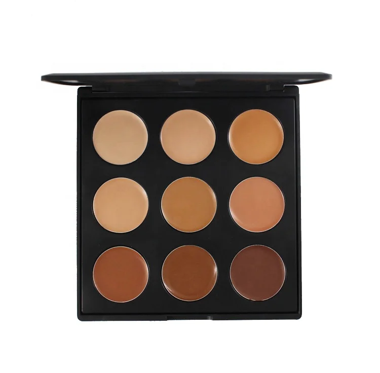 
Popular 9 Color Shading Highlighter Powder Makeup Private Label Contour Palette 
