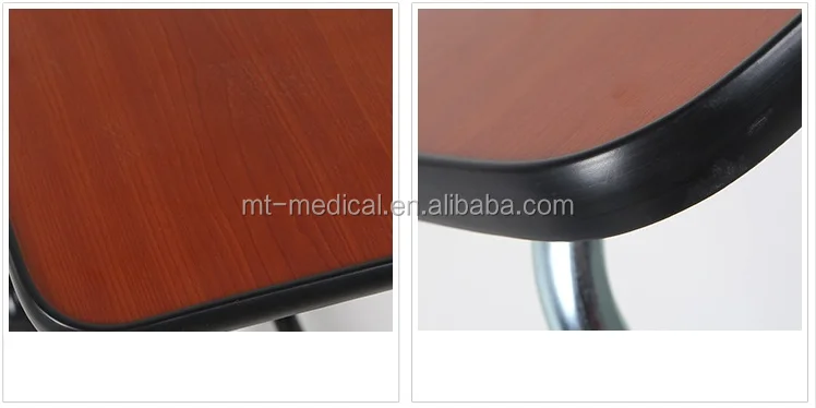 Hospital Overbed Table Height Adjustable Dining Table Suitable For Patient