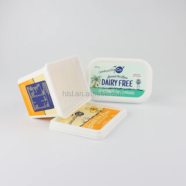 300ml Iml Pp Plastic Margarine Butter Container Marganine Packaging