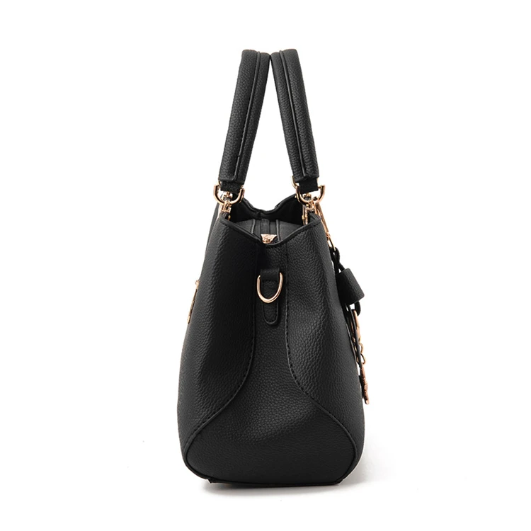 2019 big Fashion lady pu luxury genuine leather handbags for women