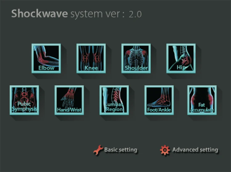 Pneumatic shockwave therapy equipment