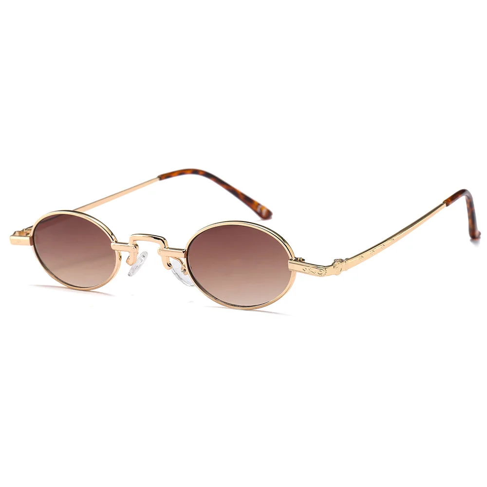 

63516 Superhot Eyewear Trendy Small Oval Metal Sunglasses 2018 Retro Vintage Sun glasses