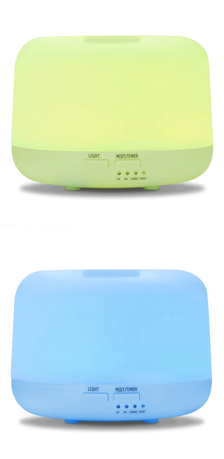 500ml 7 Color Changing Led Light Aromatherapy Essential Oil Room