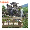 Outdoor Rocky Stream Fountain with pumps,Garden Water Feature Electric