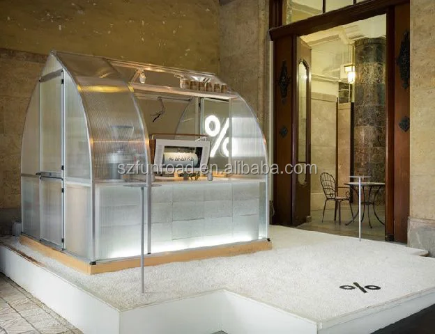 High quality modern coffee shop kiosk decoration furniture cafe bar design for sale