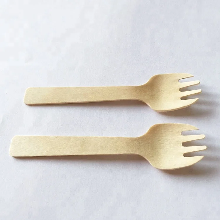 

FDA 105mm wooden spork small wooden fork disposable wooden spork