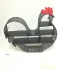 wall shelf with rooster design