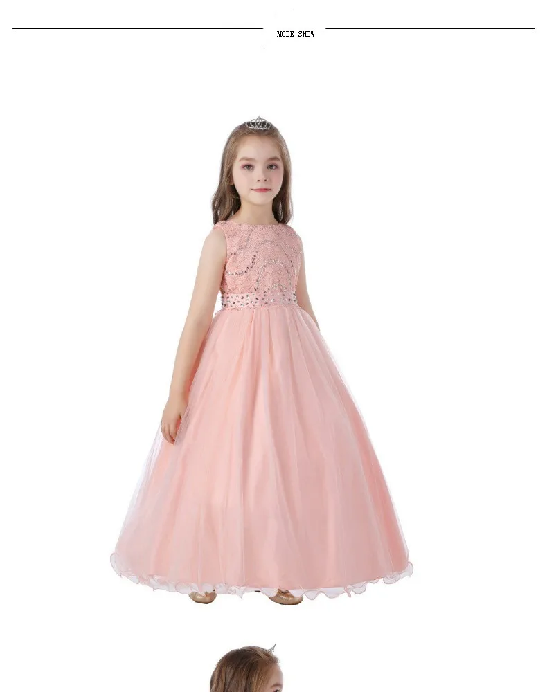 Flower Girl Dress Kids Formal Birthday Party Dresses Size 3 4 5 6 7 8 9 10 11  12 | eBay