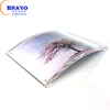 Curved Clear Acrylic Photo Frame Manufacturer Supplies Economic Magnetic Plexiglass Lucite Picture Frame With Customizable