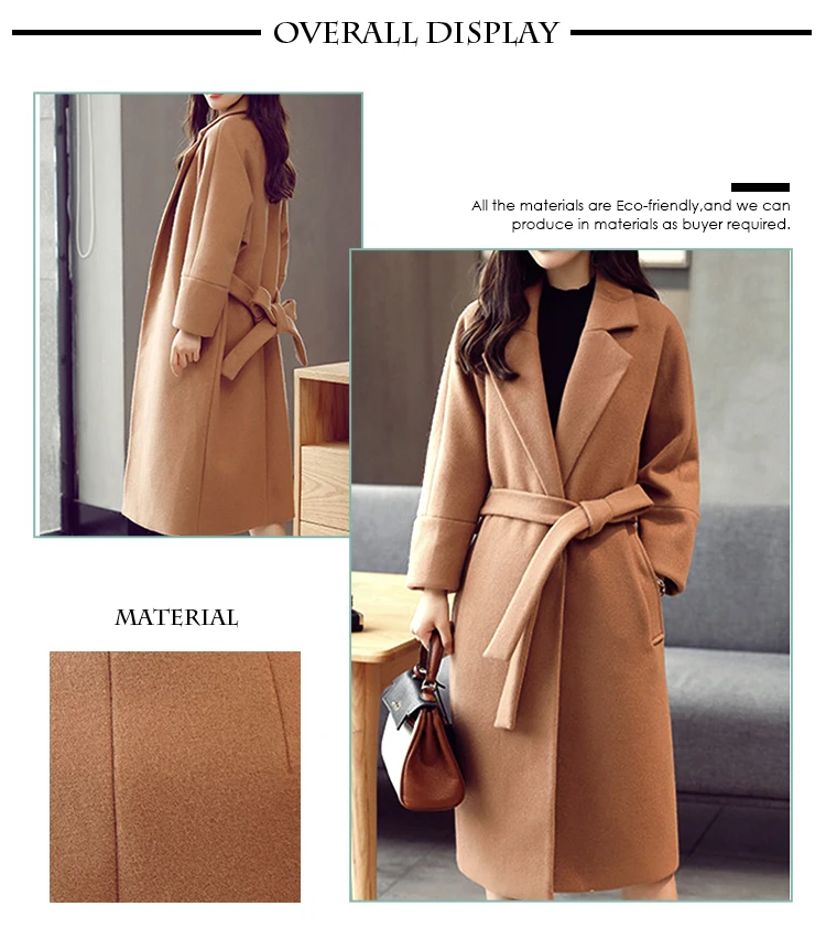 Top Quality Well Designed Light Warm Wool Coats Womens And Ladies On
