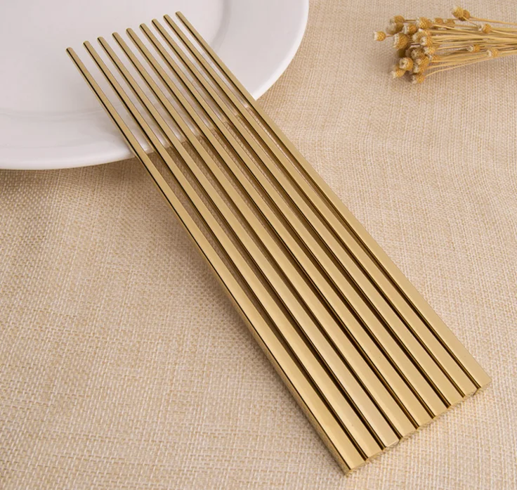 

Stainless steel plated gold/rose gold chopsticks