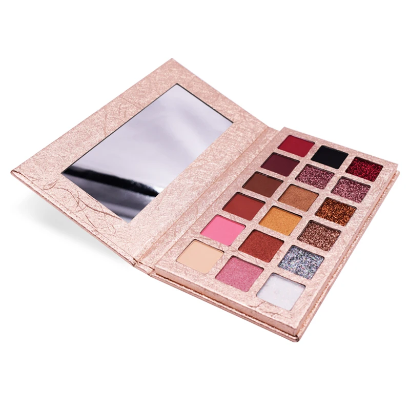 

Good Quality Cosmetics Free Sample Eyeshadow with Low Moq Private Label Cosmetics 18 colors Matte Shimmer eyeshadow palette