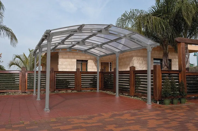 Aluminum Alloy Frame Carports Garages With Polycarbonate Roof Lowes