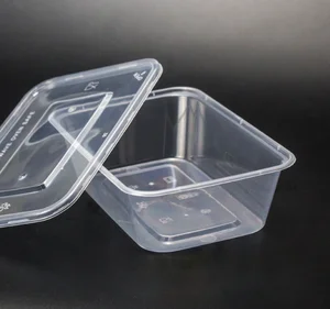 Image of 750ml Cheap clear takeaway packaging box microwave disposable food container