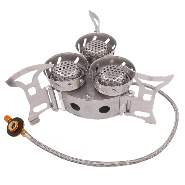

Portable windproof camping stove outdoor kitchen, N/a