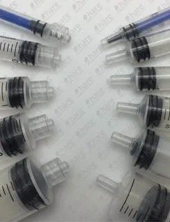 three pieces luer slip syringe