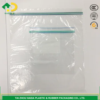 resealable plastic pouch