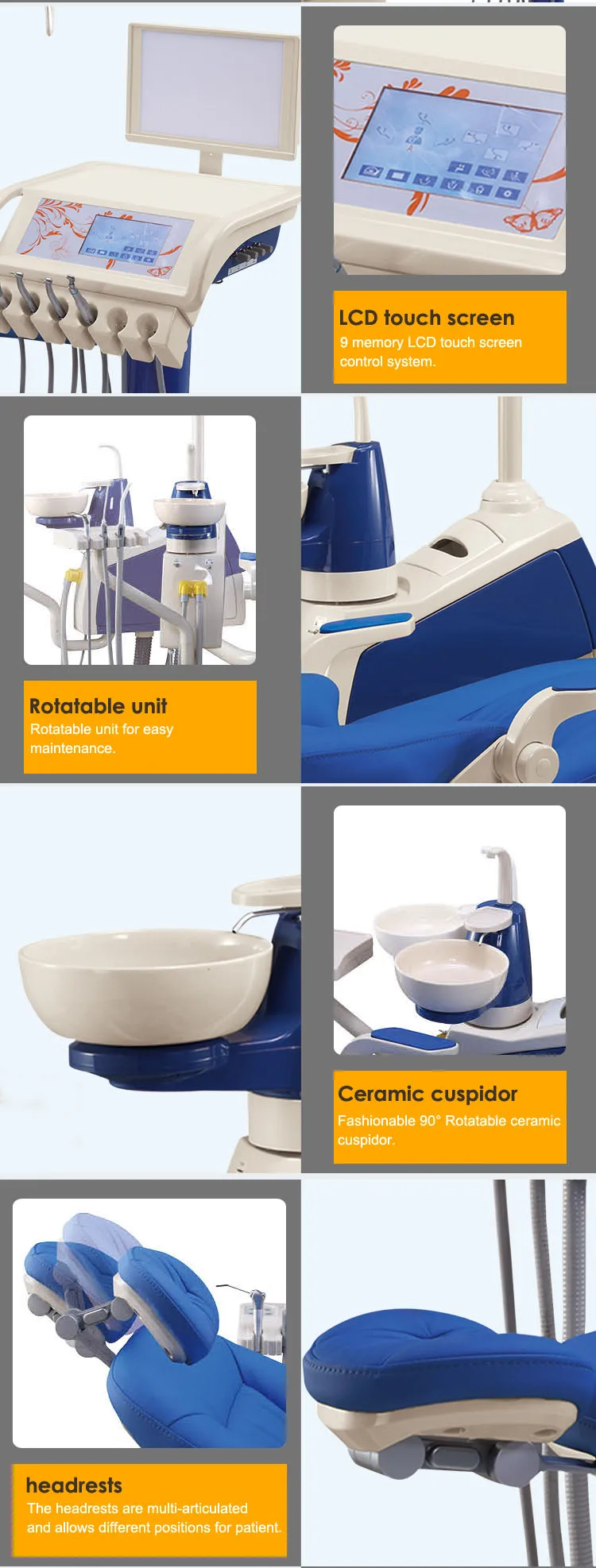 Ce&iso Approved Dental Chair Dental Unit Waterline Testing/dental Unit