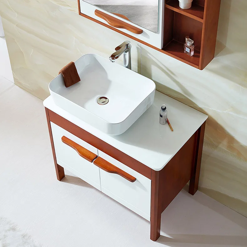 Hotel Custom made bathroom cabinet Customized Wash Basin Vanity