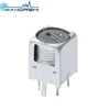 Adjustable inductor pulse transformer for ultrasonic transducer