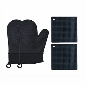 Image of Custom Silicone Oven Gloves Long Heat-resistent food grade silicone oven mitts and potholders