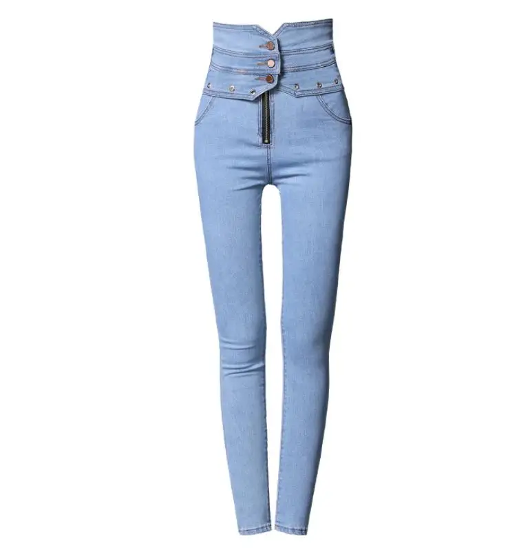 

New arrival custom size slim jeans women's tight denim pants, N/a