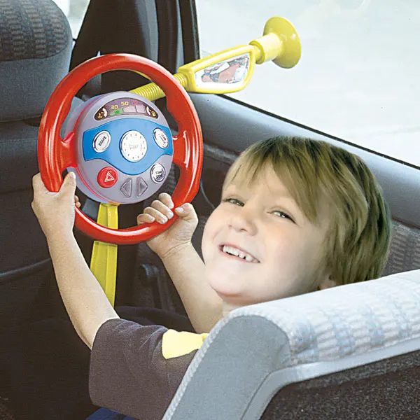 steering wheel for child's car seat