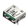 Customized USB 2.0 3.0 Receptacle Single Deck Right Angle DIP Type 5 Pin Connector