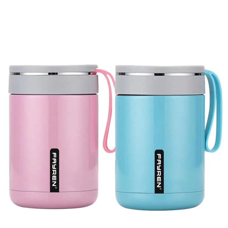 

Inner 304 outer 201 food thermos container insulated stainless steel soup pot vacuum food jar, Customized