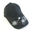 2018 Hot Sale Cotton+Electronic Components Colorful Solar Hat With Fan
