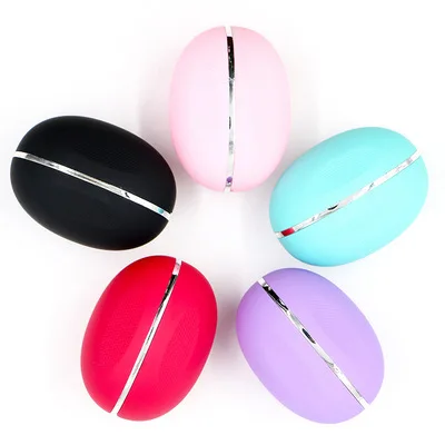 

New arrival oval makeup brush foundation with brush porta maquillaje