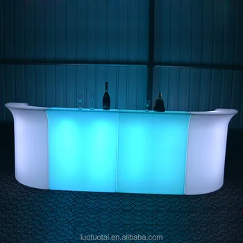 led light bar table