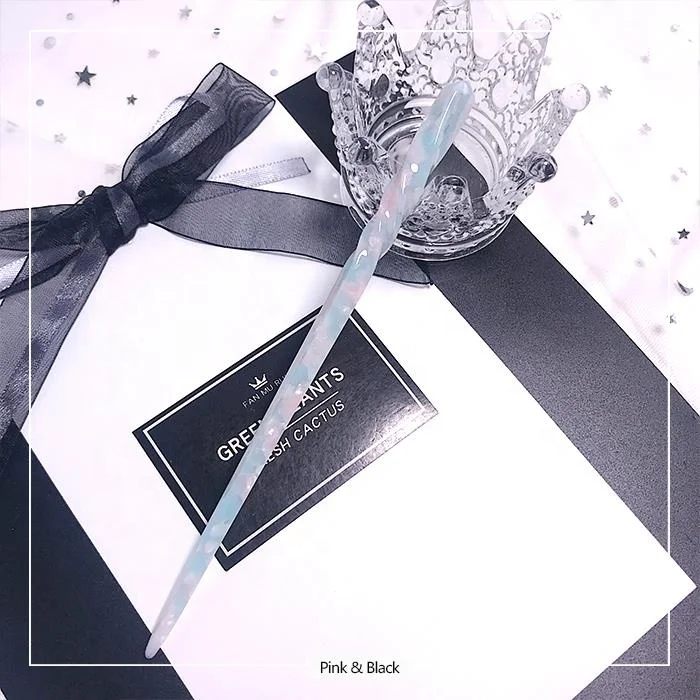 
Plastic fashion hair stick Korean hair stick cellulose acetate hair accessories 