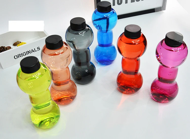 Cheap Hot Sale 550L Dumbbell sport water bottle with customized logo