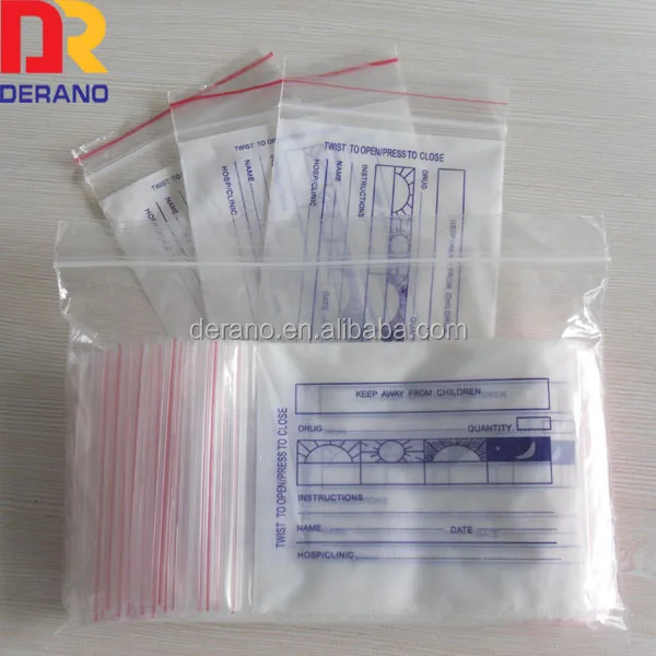 Weifang Deranoプラスチック薬局ジップロックバッグ医療用使い捨てプラスチック包装バッグ中国から Buy Zip Lock Bag Pharmacy Plastic Bag Medical Disposable Bag Product On Alibaba Com